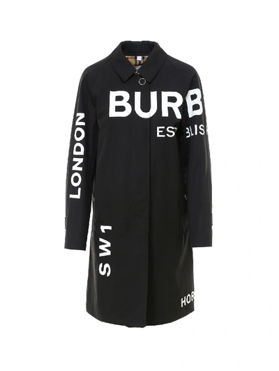 Shop Burberry Antonia Coat In Nero