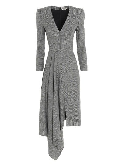 Shop Alexander Mcqueen Dress In Grey