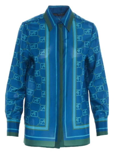 Shop Alberta Ferretti Shirt In Blue
