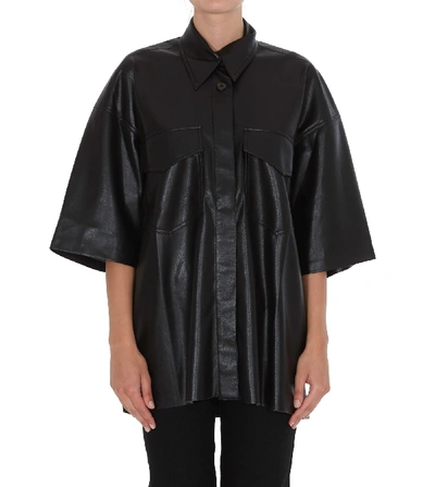 Shop Nanushka Shirt In Black