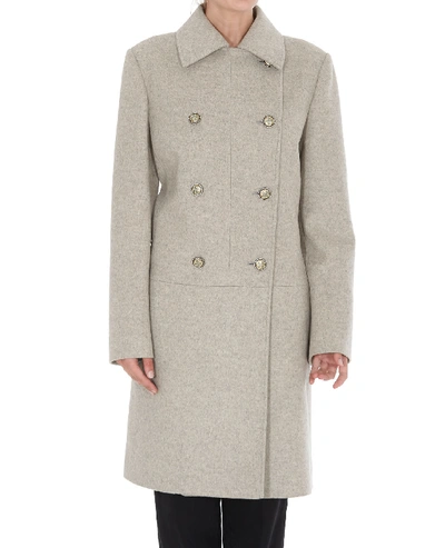 Shop Givenchy Coat In Grey
