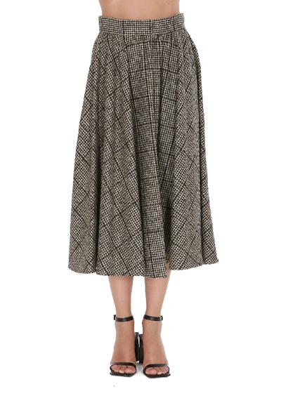 Shop Dolce & Gabbana Skirt In Grey