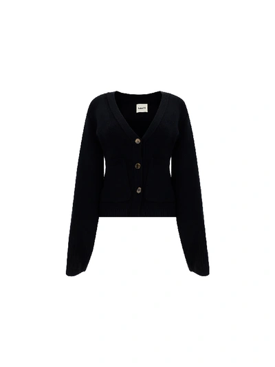 Shop Khaite Cardigan In Black