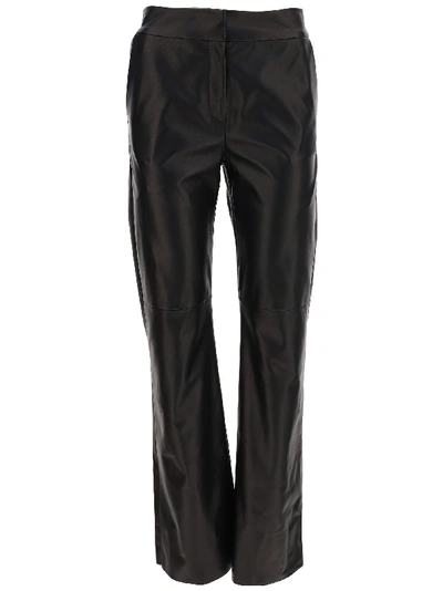 Shop Drome Leather Pants In Brown