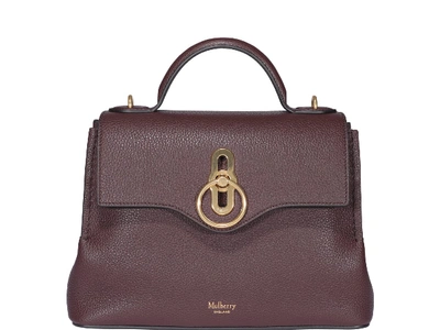 Shop Mulberry Mini Seaton Bag In Red