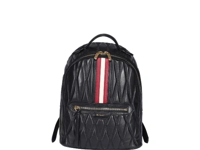 Shop Bally Daffi Backpack In Black