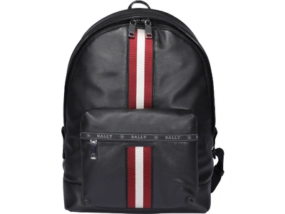 Shop Bally Harper Backpack In Black