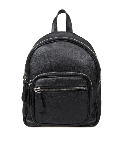 Shop Maison Margiela Mini Backpack In Black Leather