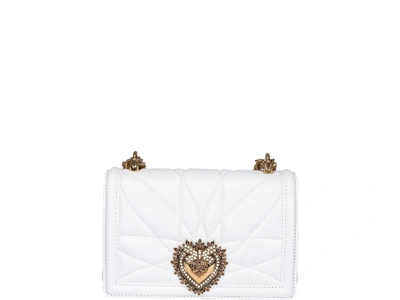 Shop Dolce & Gabbana Devotion Bag In White