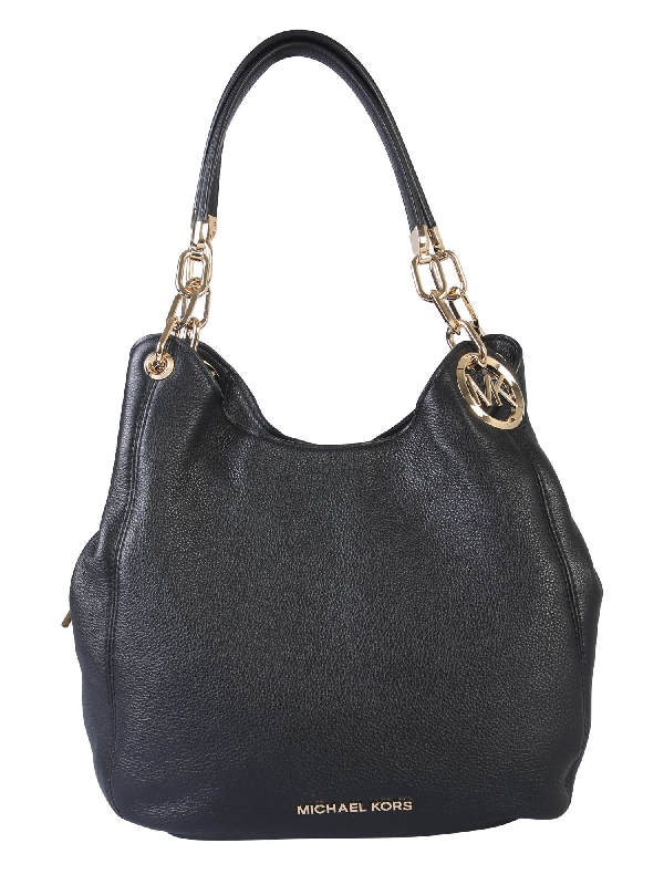 Michael Michael Kors Large Lillie Shoulder Bag In Black ModeSens