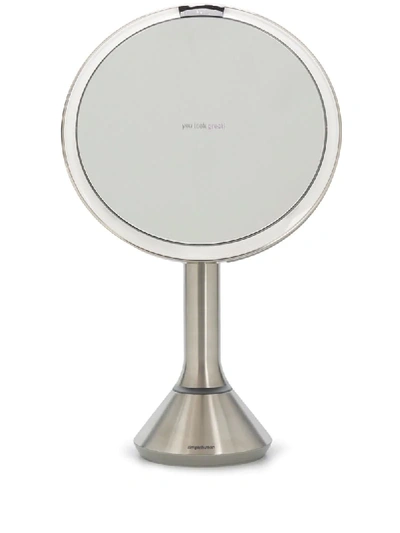 Shop Simplehuman 8" Round Sensor Mirror In Silver