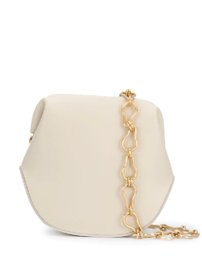 Shop Osoi Snap-fastening Leather Bag In White