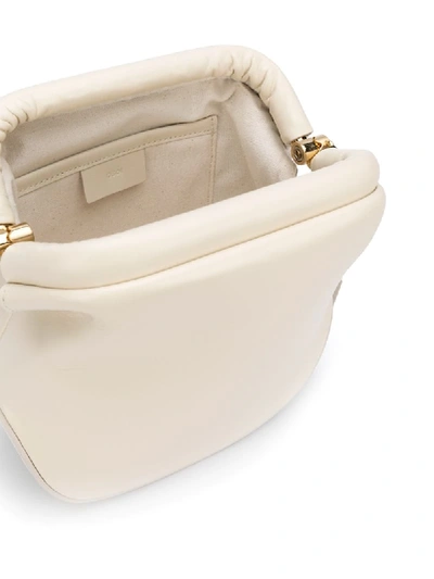 Shop Osoi Snap-fastening Leather Bag In White