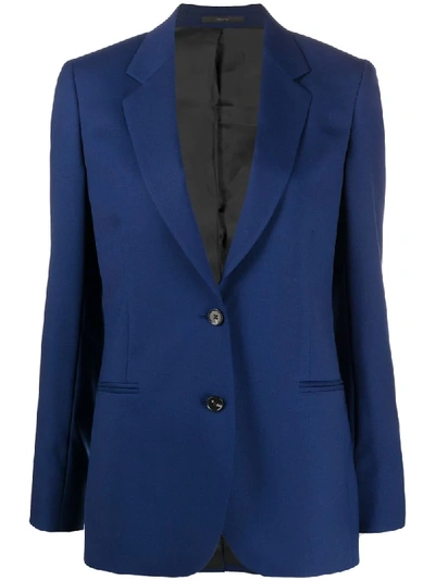 Shop Paul Smith A Suit To Travel Single-breasted Blazer In Blue