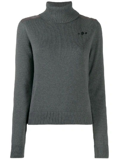 Shop Maison Margiela Distressed Cashmere Jumper In Grey