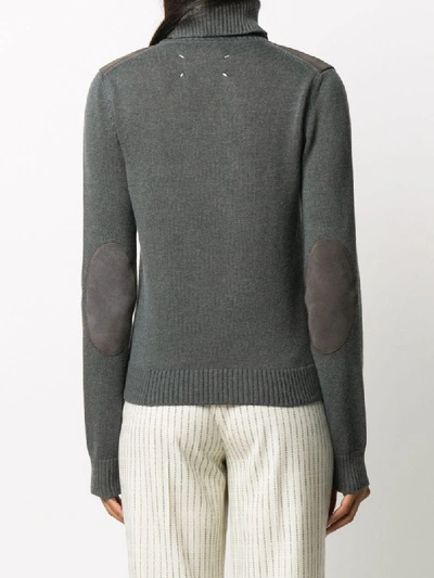 Shop Maison Margiela Distressed Cashmere Jumper In Grey