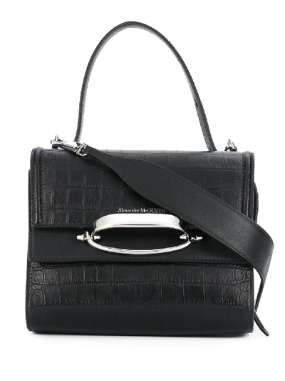 Shop Alexander Mcqueen The Story Tote Bag In Black