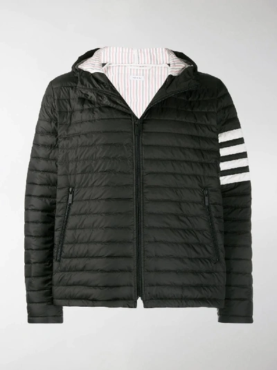 Shop Thom Browne Padded Jacket In Black