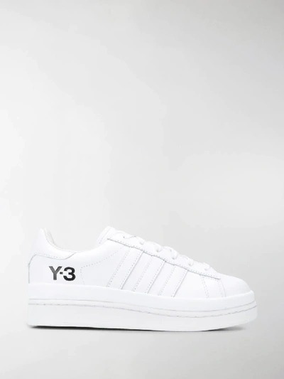 Shop Y-3 Hicho Low-top Sneakers In White
