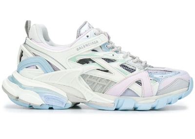 Pre-owned Balenciaga Track.2 Pastel (women's) In White/pink/blue