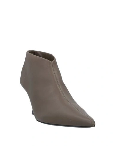 Shop The Row Ankle Boots In Khaki