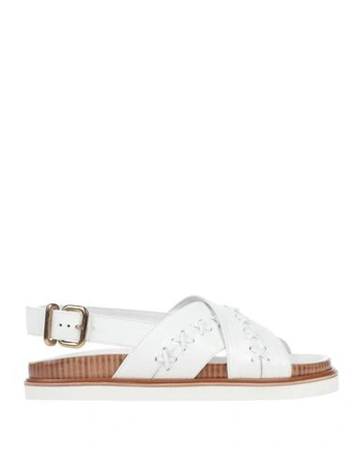 Tod's Sandals In White