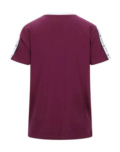 Shop Kappa Man T-shirt Purple Size Xxl Cotton
