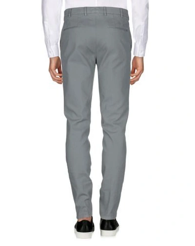 Shop Boglioli Man Pants Grey Size 40 Cotton, Elastane