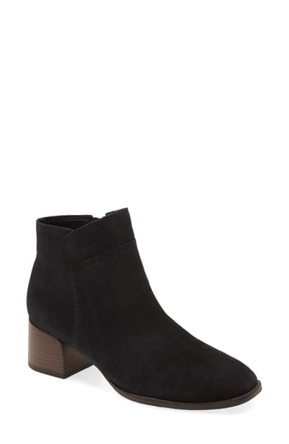lucky brand black suede booties