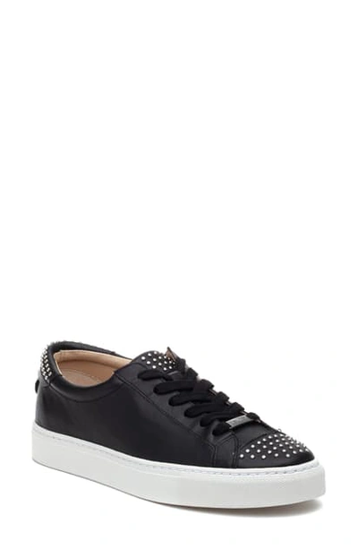 Shop Jslides Lulu Sneaker In Black Leather