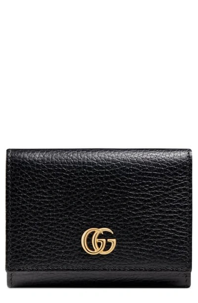 Shop Gucci Petite Leather French Wallet In 5729 Porcelain Rose