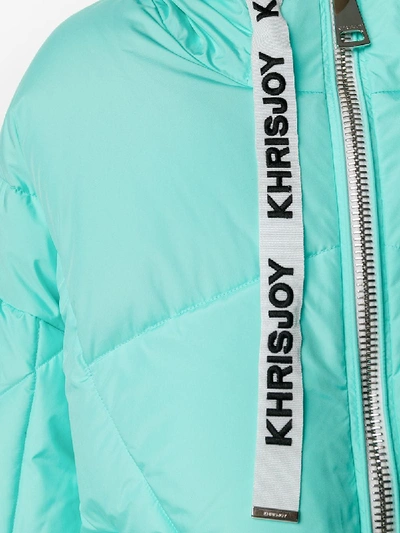 Shop Khrisjoy Puffer Jacket In Blue
