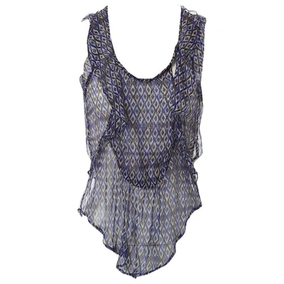 Pre-owned Isabel Marant Silk Blouse In Blue