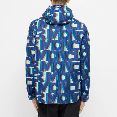 Shop Moncler Grenoble Cillian Logo Jacket In Blue