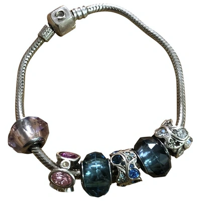 Pre-owned Swarovski Silver Crystal Bracelet