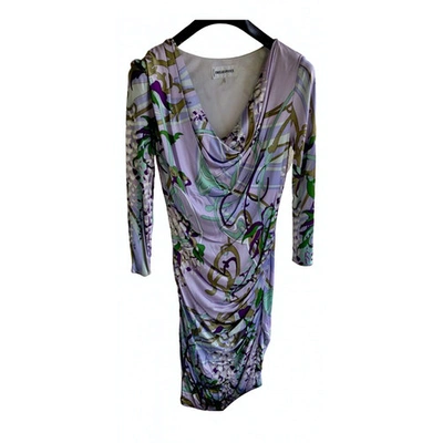 Pre-owned Emilio Pucci Mini Dress In Multicolour