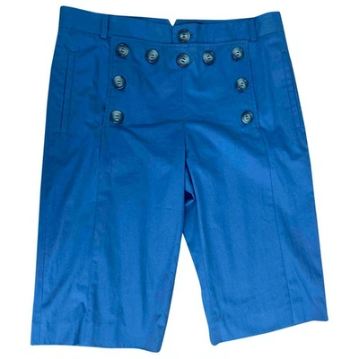 Pre-owned Jean Paul Gaultier Blue Cotton Shorts