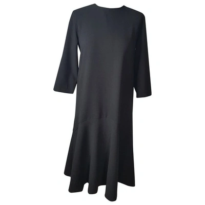 Pre-owned Ganni Black Dress