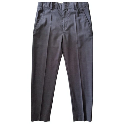 Pre-owned Isabel Marant Étoile Grey Wool Trousers