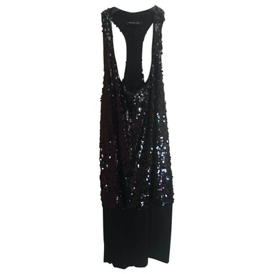 Pre-owned Patrizia Pepe Black Glitter Dress