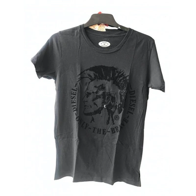 Pre-owned Diesel Black Cotton T-shirts