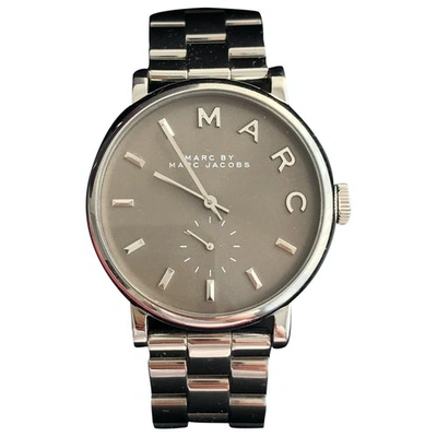 Pre-owned Marc By Marc Jacobs Grey Steel Watch