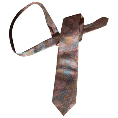 Pre-owned Pierre Cardin Silk Tie In Multicolour