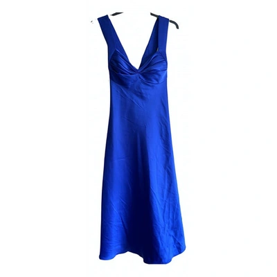 Pre-owned Calvin Klein Blue Dress