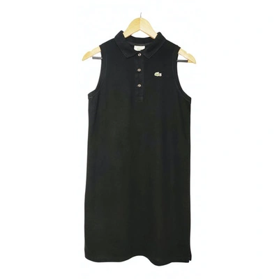 Pre-owned Lacoste Black Cotton Dress