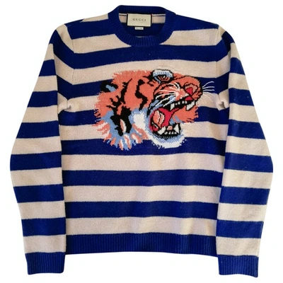 Pre-owned Gucci Blue Wool Knitwear & Sweatshirts