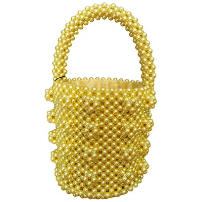 Pre-owned Shrimps Yellow Handbag