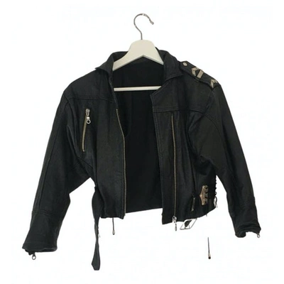 Pre-owned Dr. Martens' Black Leather Jacket