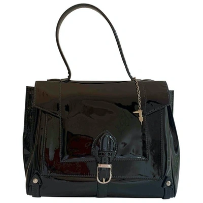Pre-owned Trussardi Black Patent Leather Handbag