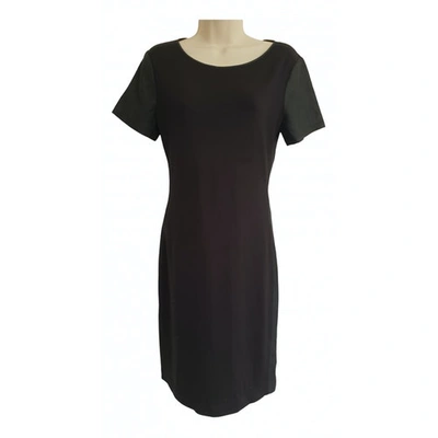 Pre-owned Theory Mid-length Dress In Black